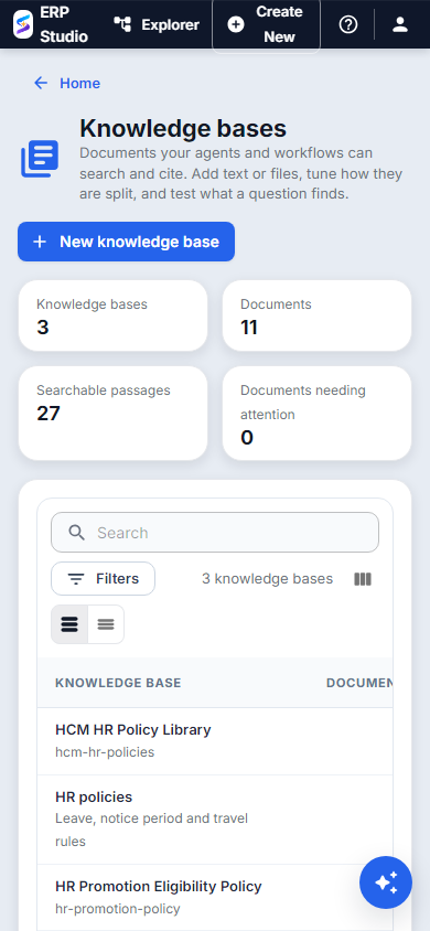 Knowledge bases on a phone