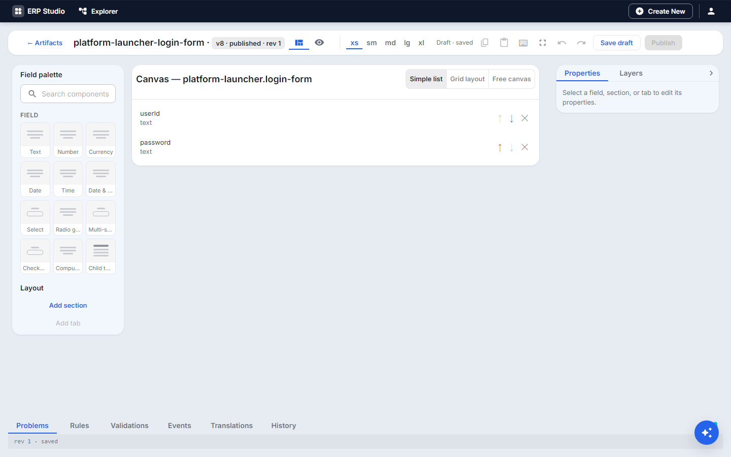 Form designer